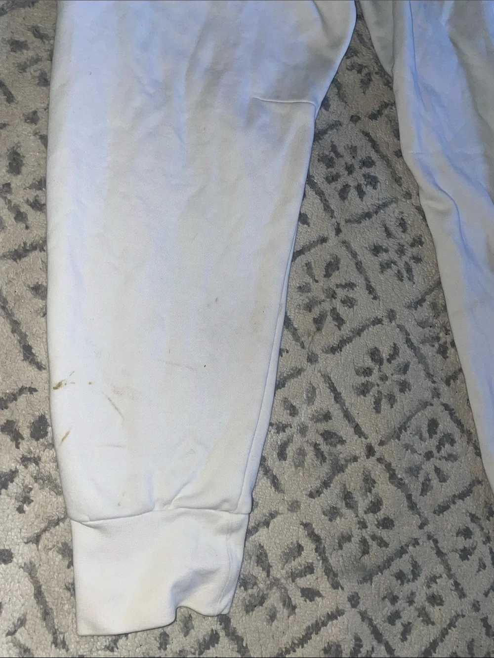 Jordan Men’s Light Gray Athletic Jeans